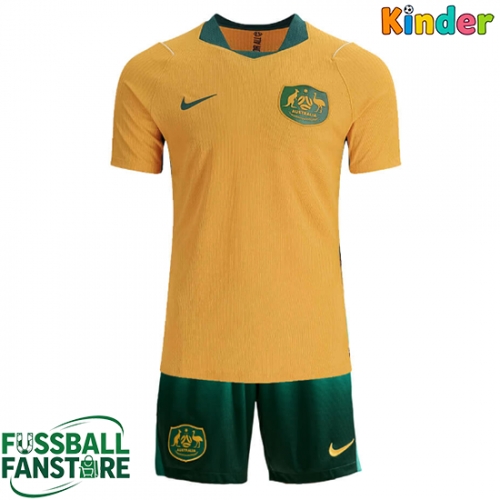 Australien Replik Heimtrikot Kinder WM 2026 Kurzarm (+ Kurze Hosen)